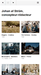 Mobile Screenshot of johan-af-strom.com
